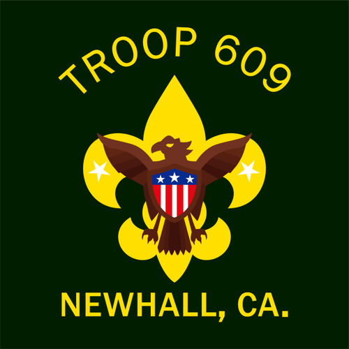 Troop 609 Waterproof Sticker Thumbnail