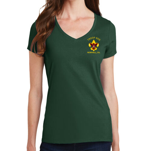 Troop 609 Cotton Blend Tee - Ladies V Thumbnail